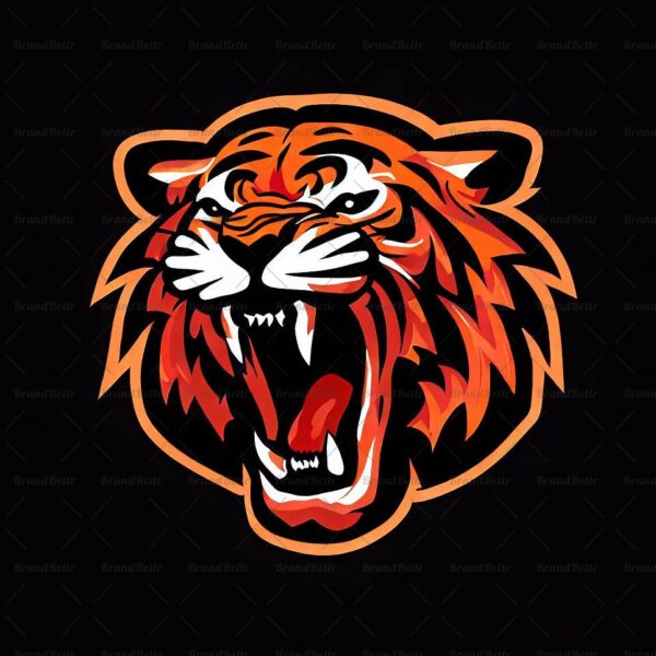 Brüllender Tiger